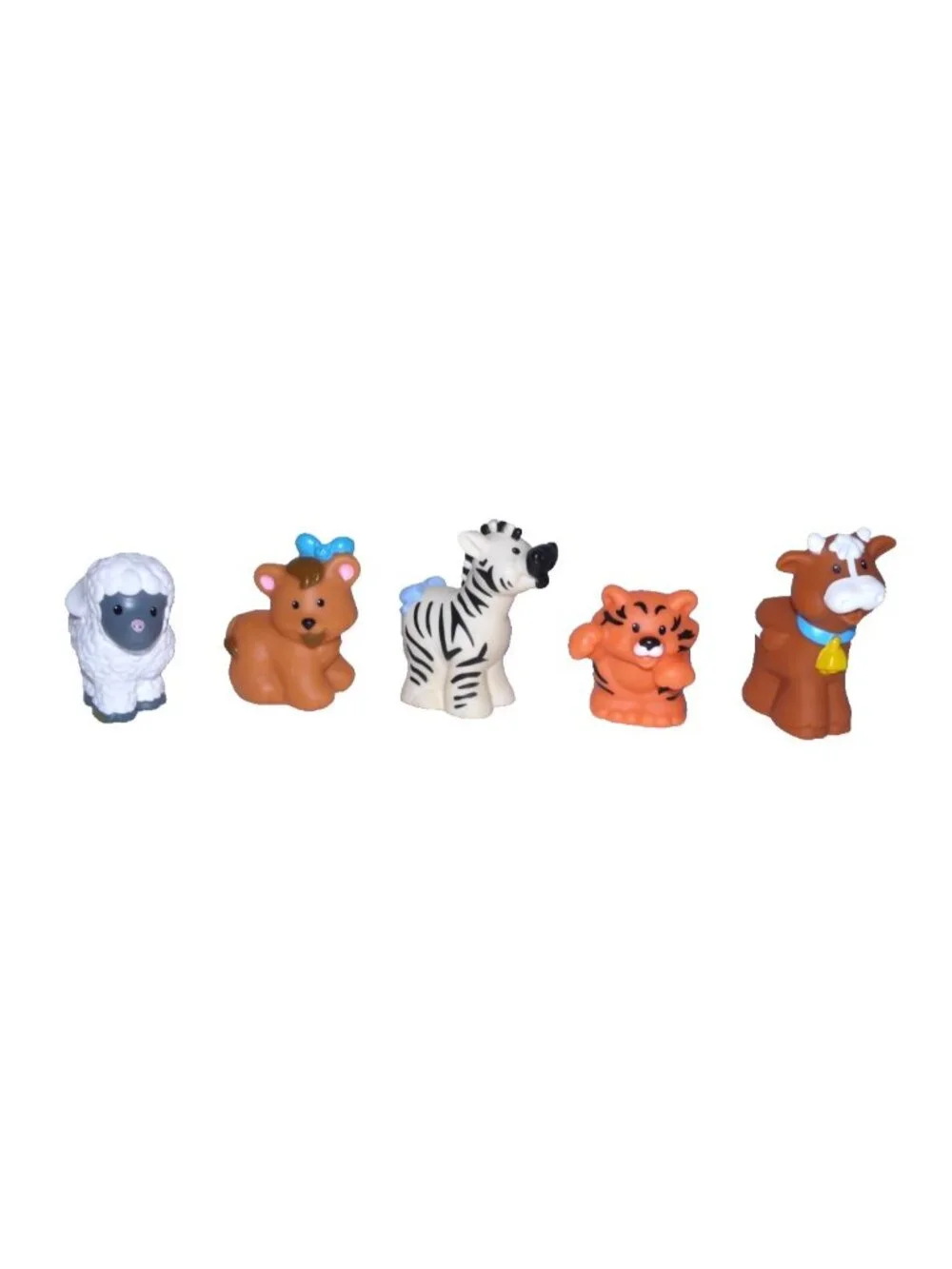 Fisher Price Little People set of six animals 1/2-5/8